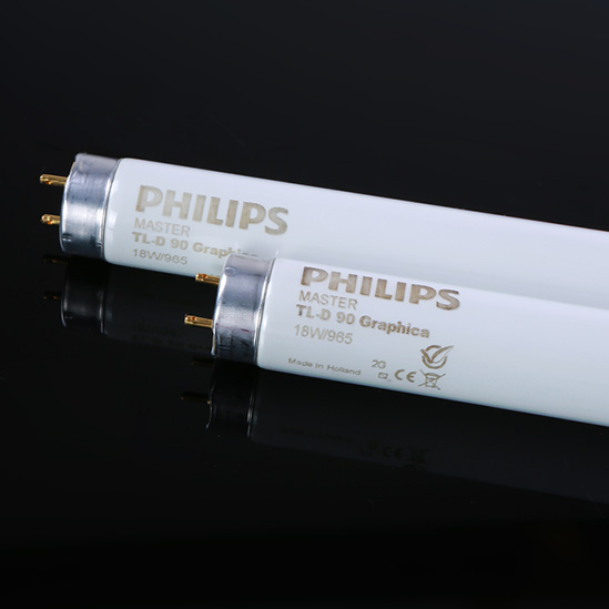 D65繪圖燈管Philips MASTER TL-D 90 Graphica 18W/965